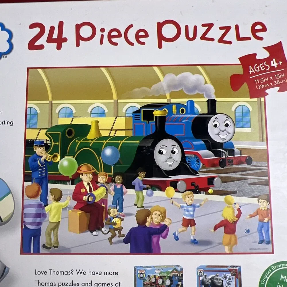2010 Briarpatch Thomas And Friends At The Station 24 Piece Jigsaw Puzzle